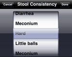 Diaper Tracker Consistency
