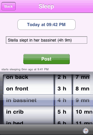 Post Sleep Tracker